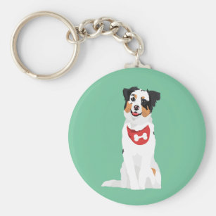 red bandana keychain
