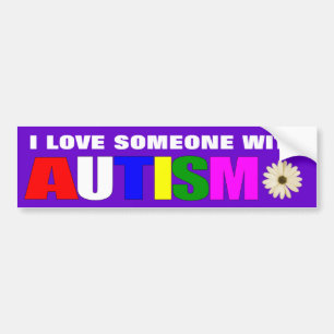cute autism advocacy bumper sticker