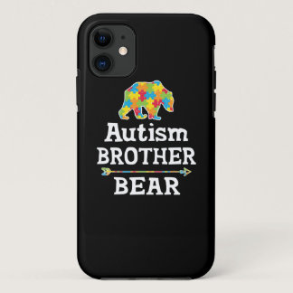 Cute Autism Awareness Brother Bear iPhone 11 Case