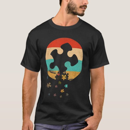 Cute Autism Awareness Gift Vintage 70s 80s Autism T_Shirt
