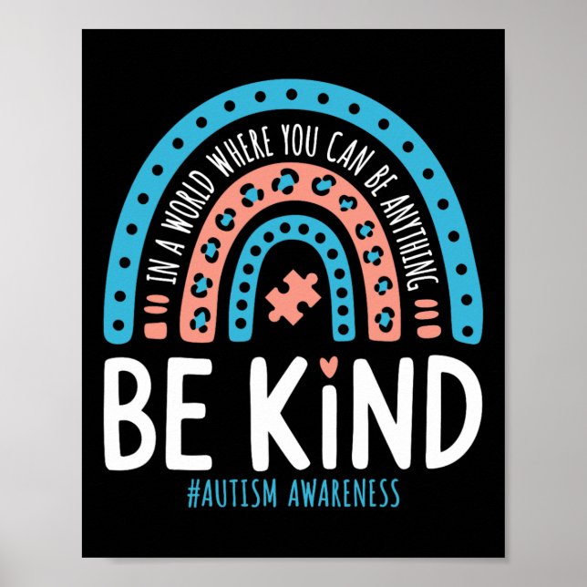 Cute Autism Awareness  Poster (Front)