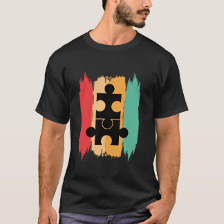 Cute Autism Awareness Vintage 70s 80s Autism Mom D T-Shirt