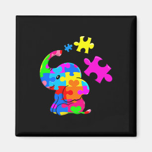 Cute Autism Elephant Autism Awareness Autistic Magnet