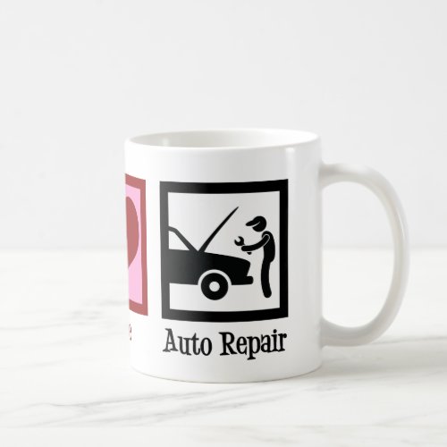 Cute Auto Repair Shop Car Mechanic Coffee Mug