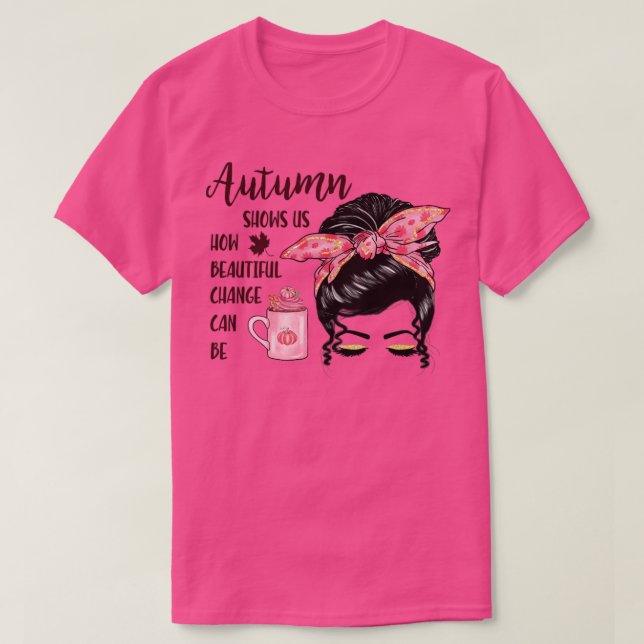 Cute Autumn Design T-Shirt (Design Front)