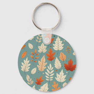 Cute autumn/fall leaves keychain
