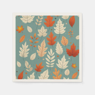 Cute autumn/fall leaves napkins