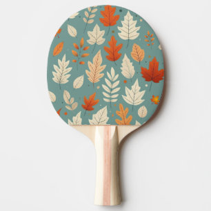 Cute autumn/fall leaves ping pong paddle