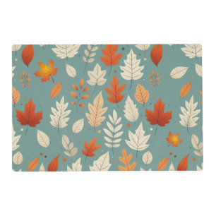 Cute autumn/fall leaves placemat