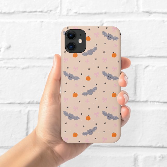 Cute Autumn Halloween Bat Pattern Phone Case (Creator Uploaded)