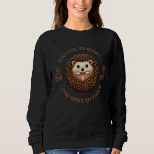 Cute autumn hedgehog – prickly, and irresistible sweatshirt