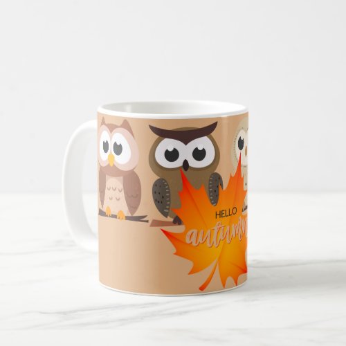 cute autumn mug design