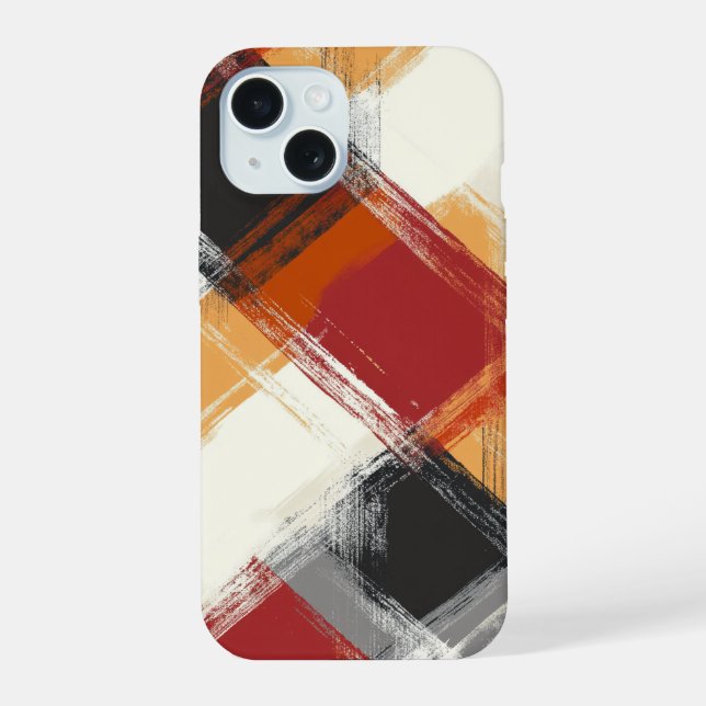 Cute Autumn Plaid Iphone Case (Back)