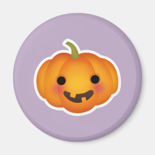 Cute Autumn Pumpkin Design Magnet
