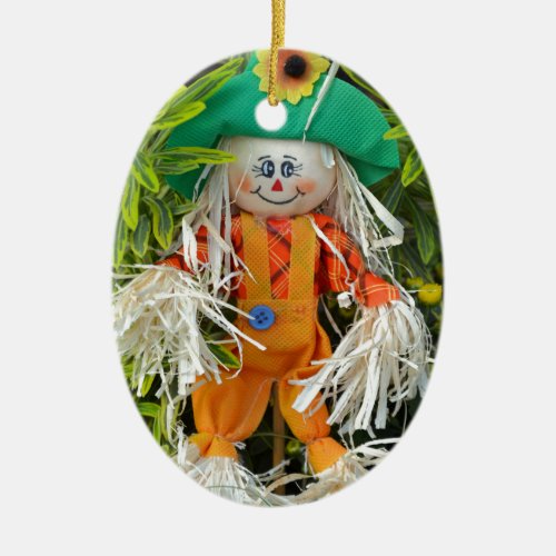 Cute autumn scarecrow decoration