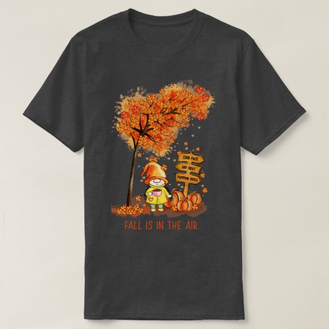 Cute Autumn T-Shirt (Design Front)