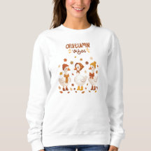 Cute Autumn Vibes Geese | Cozy Fall Duccks&leaves