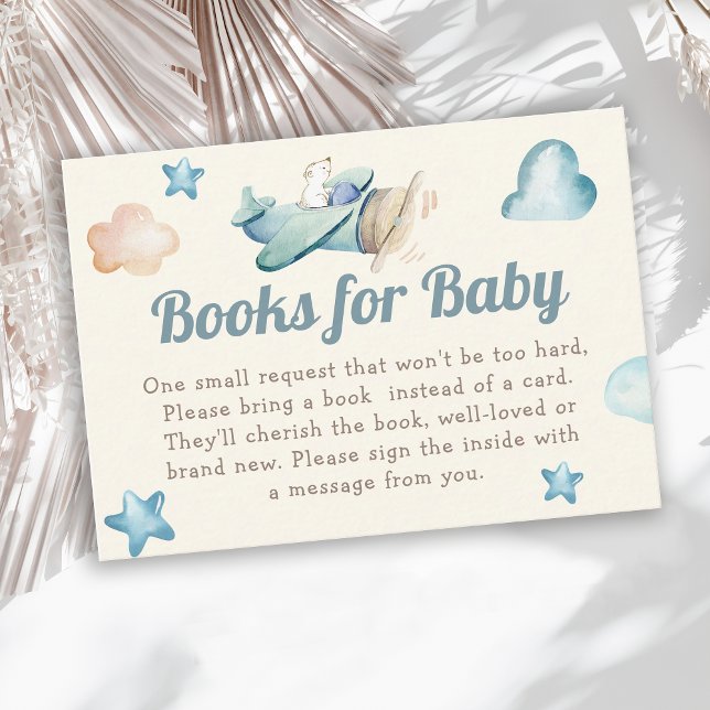 Cute Aviation Theme Book for Baby Enclosure Card (Creator Uploaded)