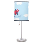 Cute Aviator Pilot Airplane Boys Room Decor Table Lamp (Right)
