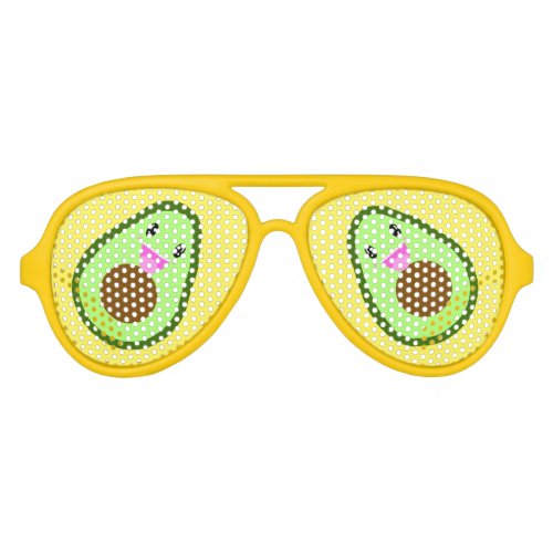 Cute Avocado Aviator Sunglasses