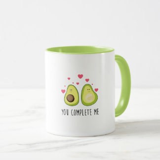 Cute avocado couple, Avocado, Love, Gift, Mug