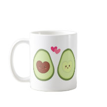 Cute Avocado couple in love, My other half