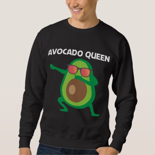 Cute Avocado Design For Women Mom Healthy Fruit Pl Sweatshirt