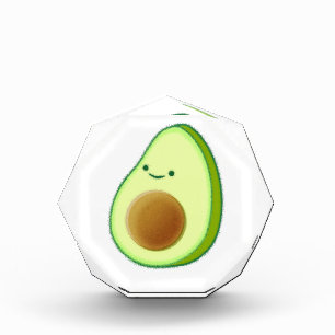 Cute Avocado Drawing Acrylic Award