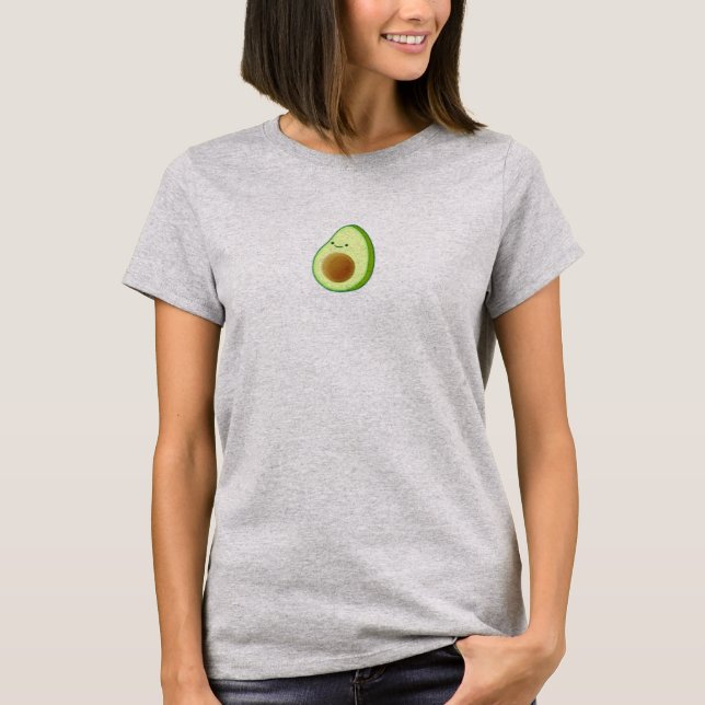Cute Avocado Drawing T-Shirt (Front)