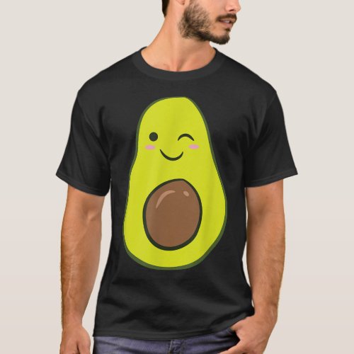 Cute Avocado Halloween Costume Kids Avocado T_Shirt