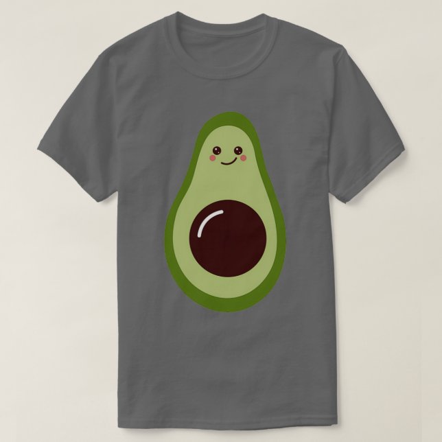 Cute Avocado Illustration Gift for Avocado Lovers T-Shirt (Design Front)