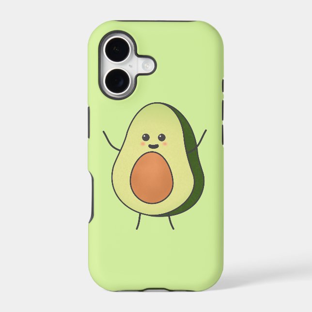 Cute Avocado Iphone Case (Back)