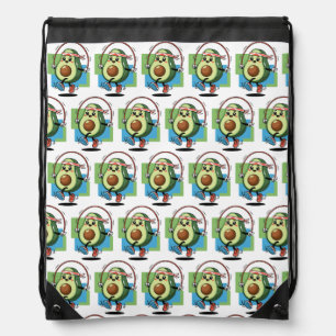 Cute Avocado Jump Rope – Fitness Kawaii Drawstring Bag