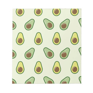 Cute Avocado Pattern Notepad