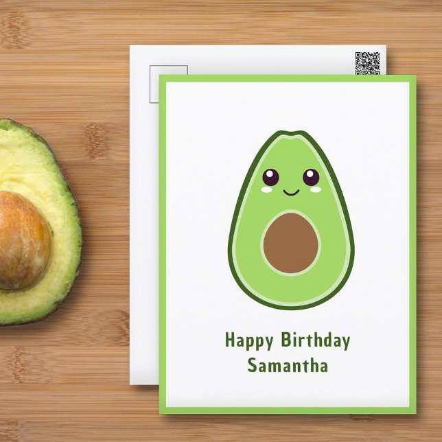 Cute Avocado Postcard (Cute Avocado Postcard)