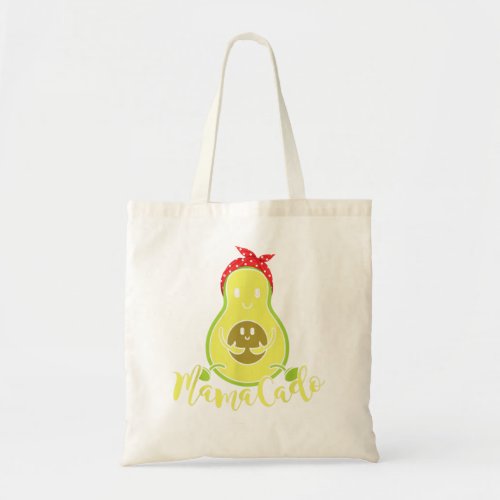 Cute Avocado Seed Mamacado Mothers Day Mom Avocado Tote Bag