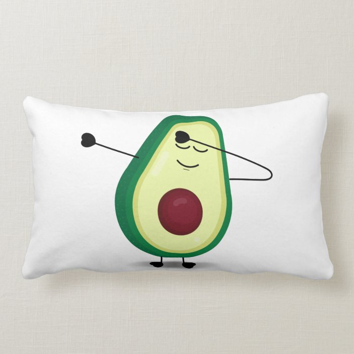 cute avocado pillow