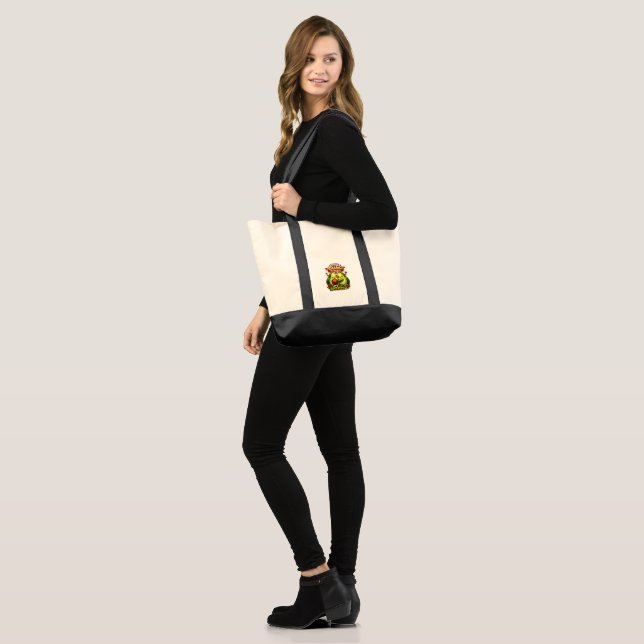 Cute Avocado Valentine’s Love Design, kawaii Love Tote Bag (Front (Model))