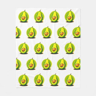 cute  avocados  fleece blanket