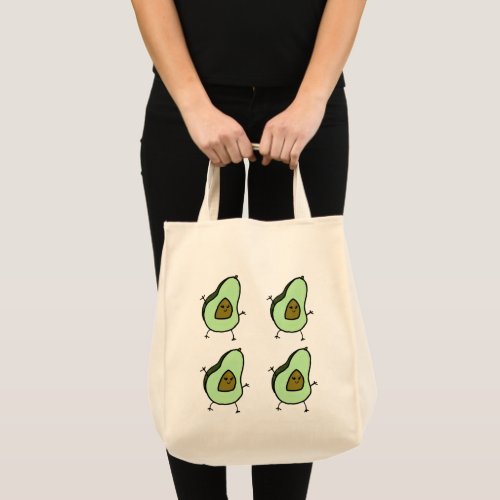 Cute Avocados Tote Bag