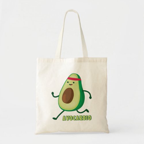 Cute Avocardio Cartoon Tote Bag