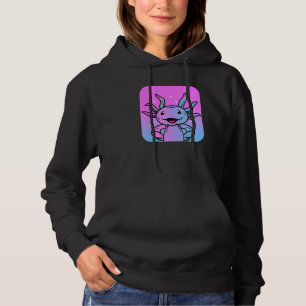 Cute Axolotl Amphibian Hoodie