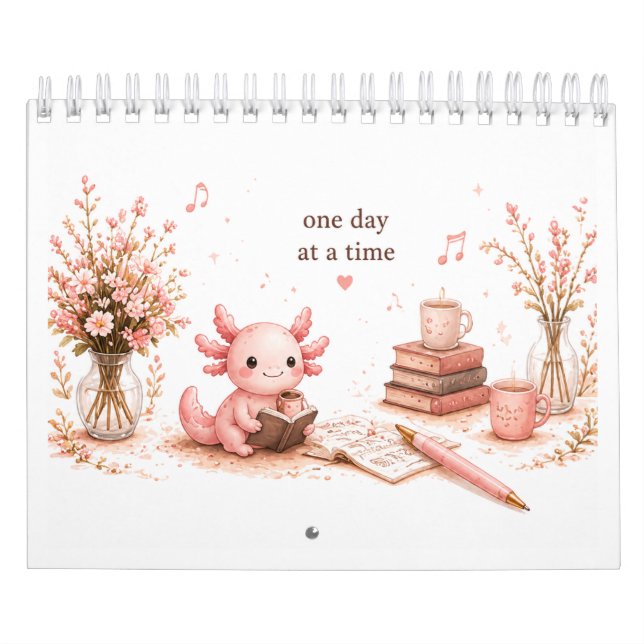Cute Axolotl Calendar (Cover)