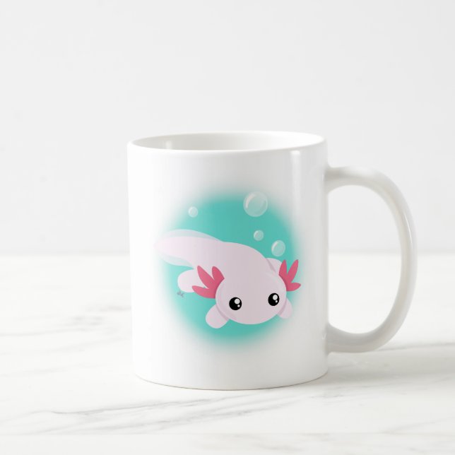 Cute Axolotl Coffee Mug (Right)