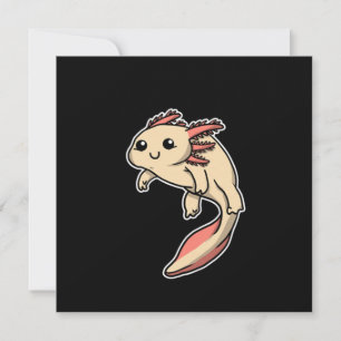 Cute Axolotl Costume Amphibian Gift Idea Invitation