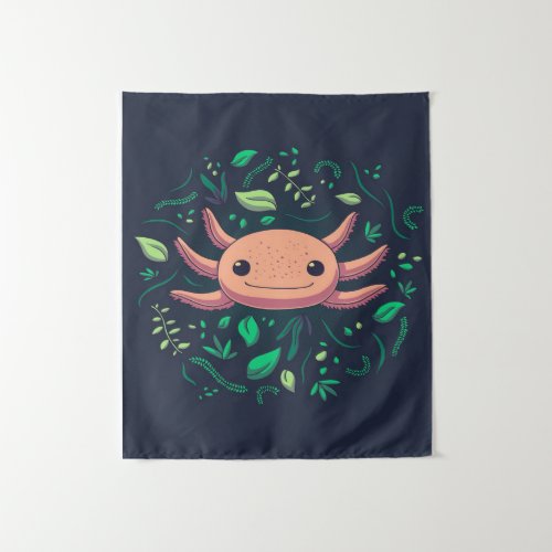 Cute Axolotl Gift Axolotl For Birthday  Tapestry