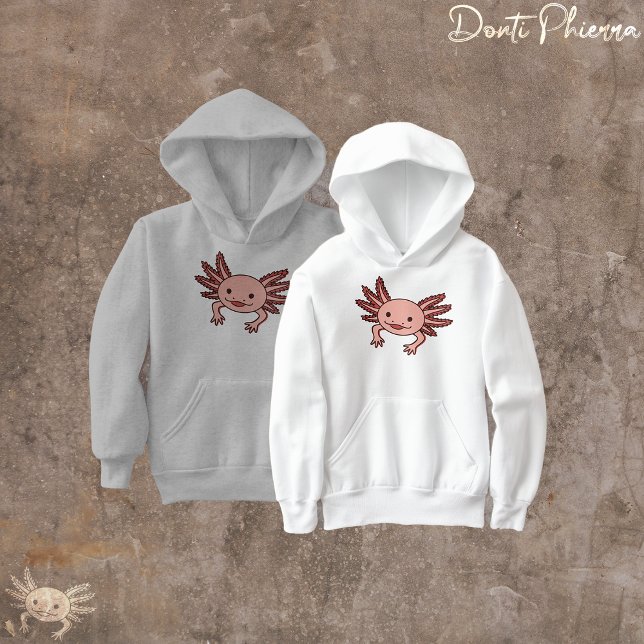 cute Axolotl Hoodie (Creator Uploaded)
