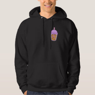 Cute Axolotl In Boba Tea Hoodie