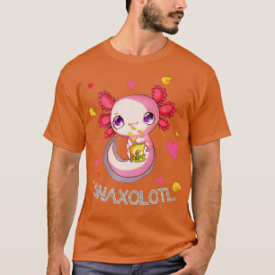 Cute Axolotl Lover Snaxolotl (75) T-Shirt