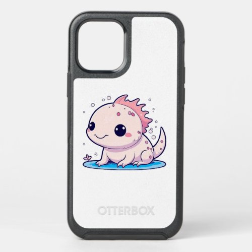 cute axolotl philosopher OtterBox symmetry iPhone 12 pro case